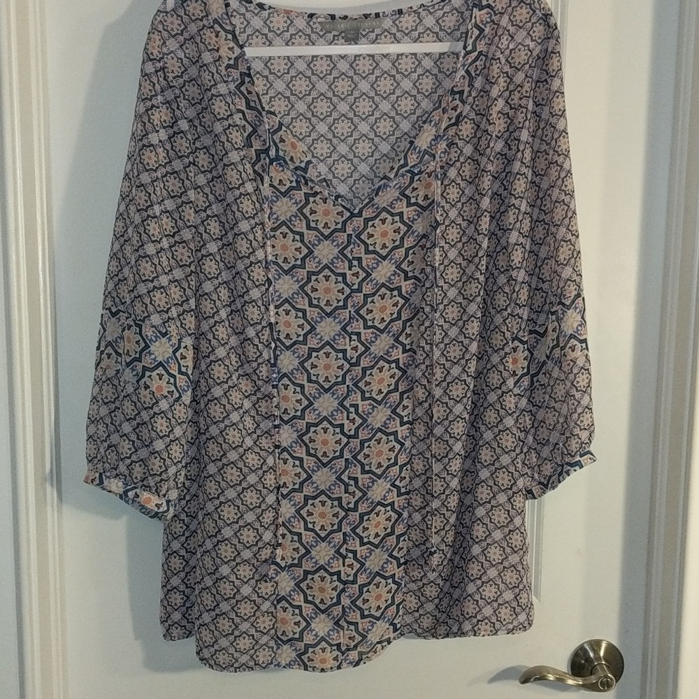 Sheer peasant top